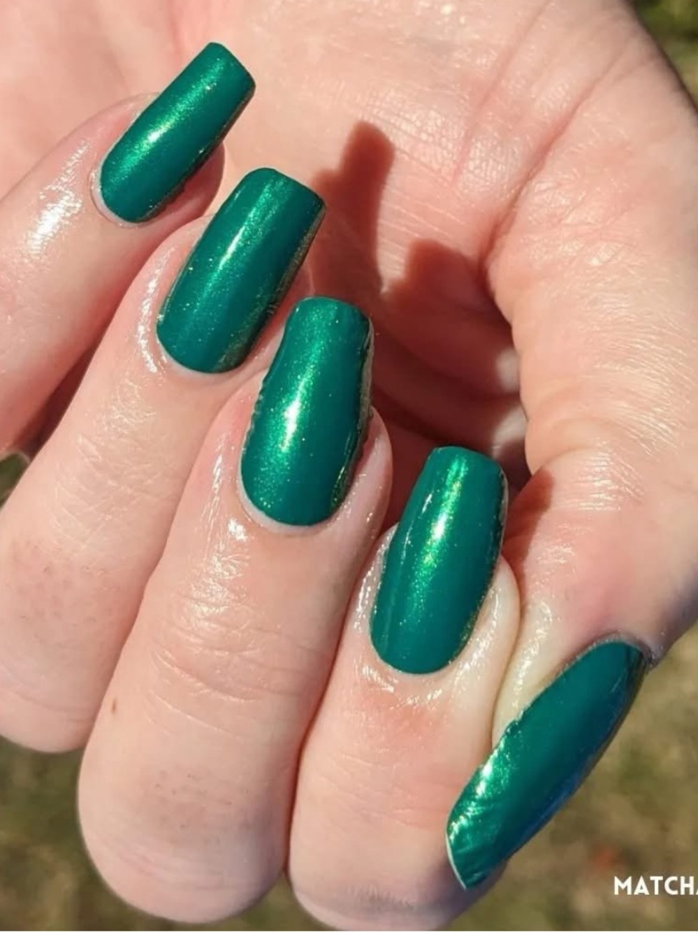 *Exclusive* Color Street: Matcha | Green Gold Shimmer Fall Holiday Winter Party
